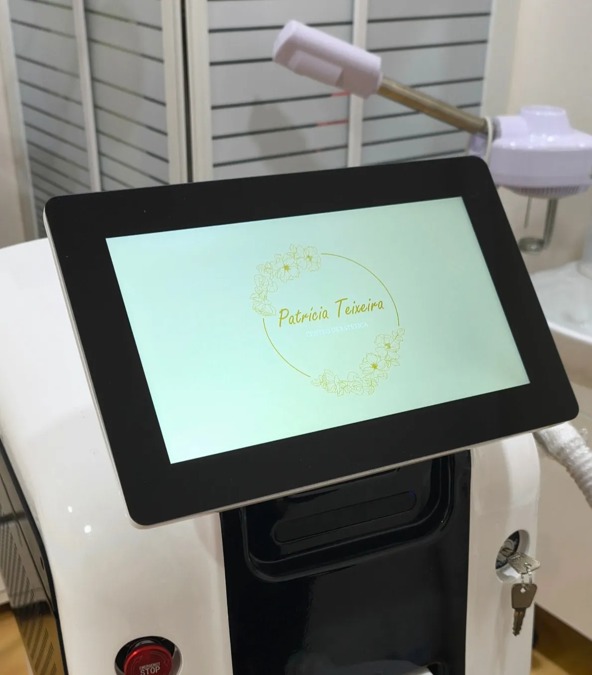 Equipamento Laser - Ecrã